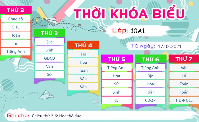 Khó khăn khi xếp thời khoá biểu trường học